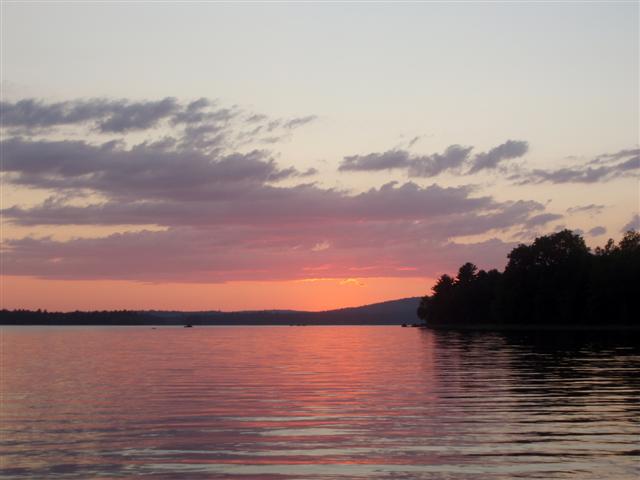 View of the Lake from Sunset View Lodge